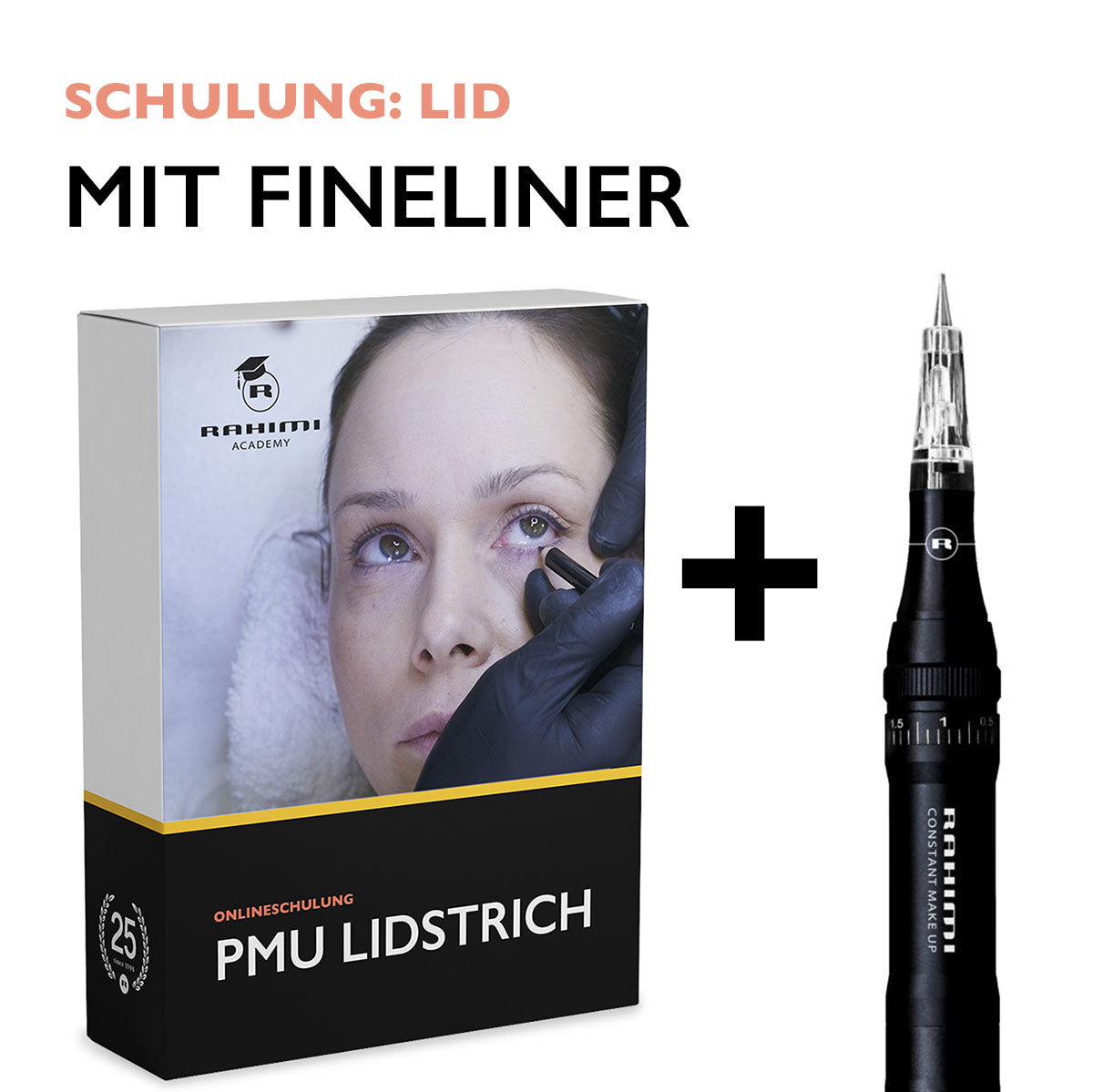 Permanent Make Up Lid Schulung mit Fineliner