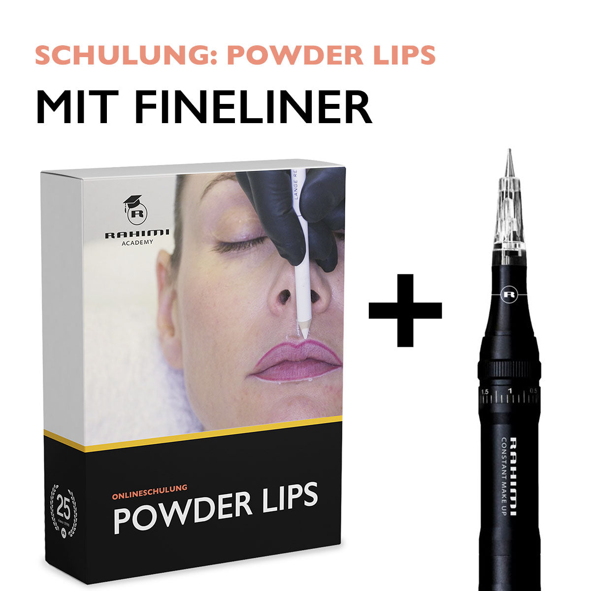 Powder Lips Schulung mit Fineliner