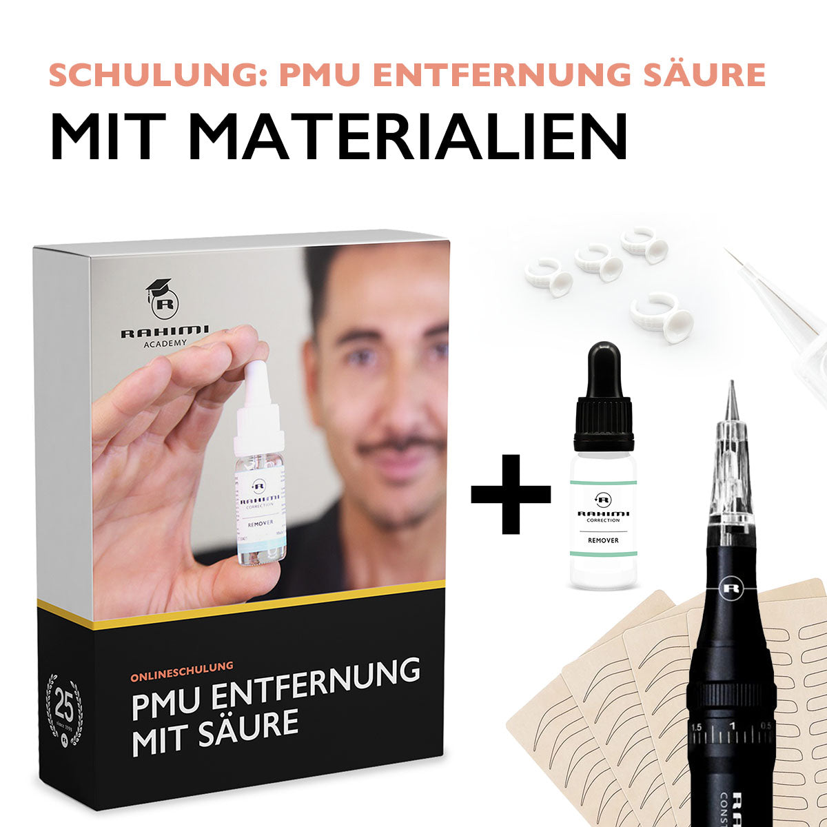 PMU Entfernung mit Säure Schulung inkl. Materialien