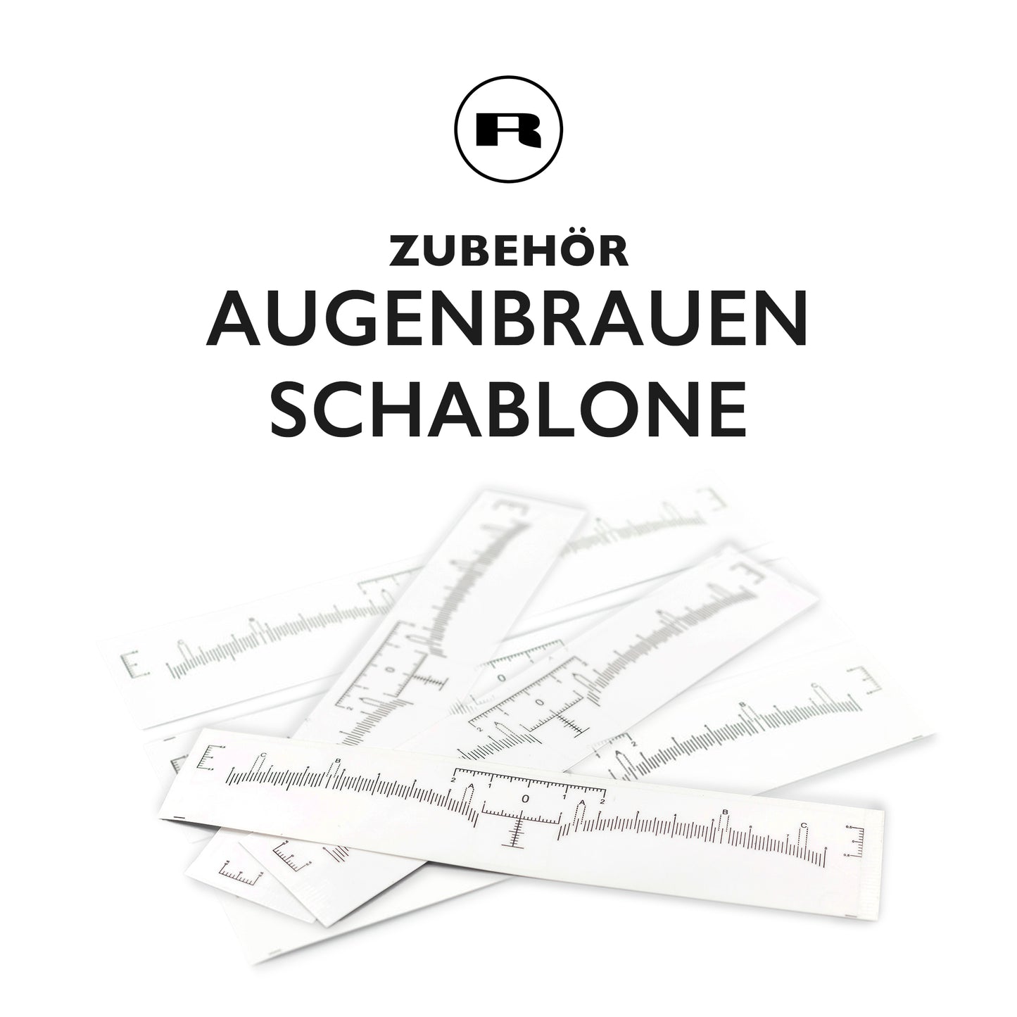 Zubehör: Augenbrauen Schablonen